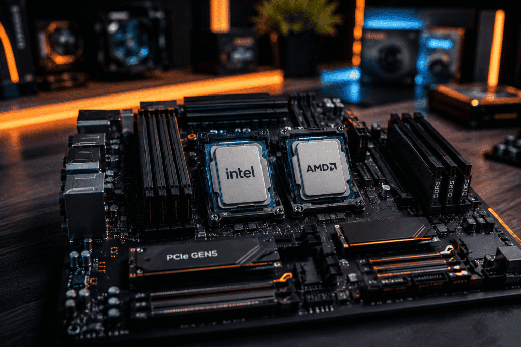 Comparatif Intel ou AMD pour choisir le meilleur processeur.