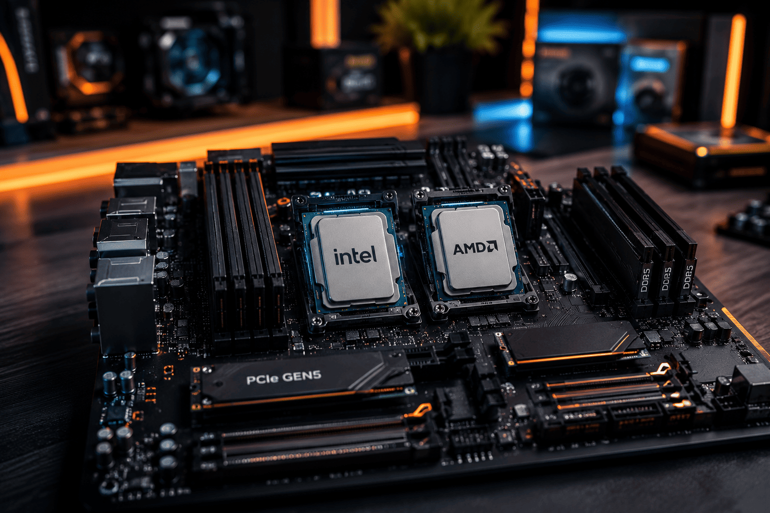 Comparatif Intel ou AMD pour choisir le meilleur processeur.