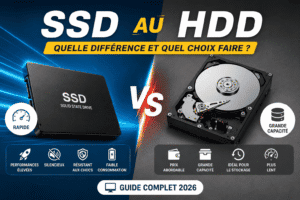 SSD ou HDD quelle différence et quel stockage choisir pour un ordinateur en 2026